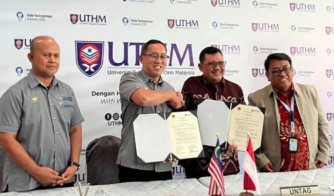 Untag Surabaya dan UTHM Malaysia Sepakati Kerja Sama Riset, Pertukaran Akademik, dan Publikasi Ilmiah