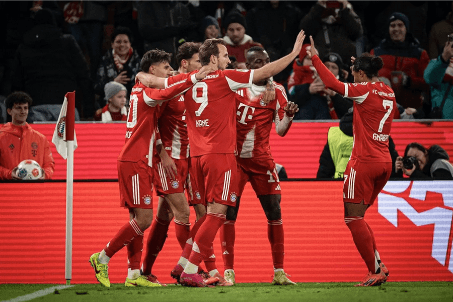 Bayern Muenchen Pertahankan Rekor Tak Terkalahkan Usai Kalahkan St. Pauli 3-1