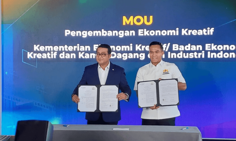 Kemenekraf dan Kadin Teken MoU Strategis, Dorong Ekonomi Kreatif Indonesia Naik Kelas di 2026