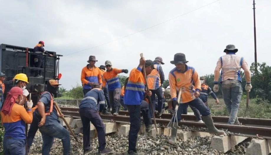 PT KAI Percepat Perbaikan Jalur Medan–Binjai Akibat Longsor, 20 Perjalanan Dibatalkan