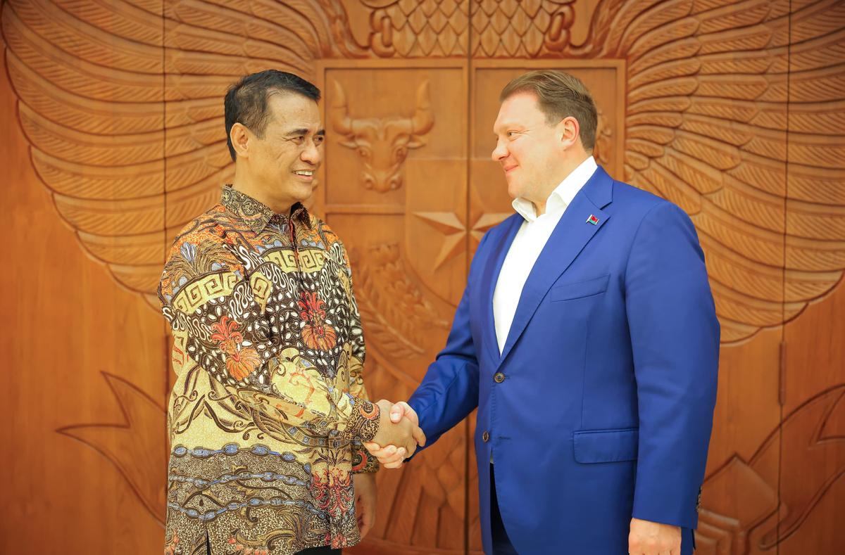 Anak Presiden Belarusia Temui Mentan Amran Untuk Investasi Pertanian