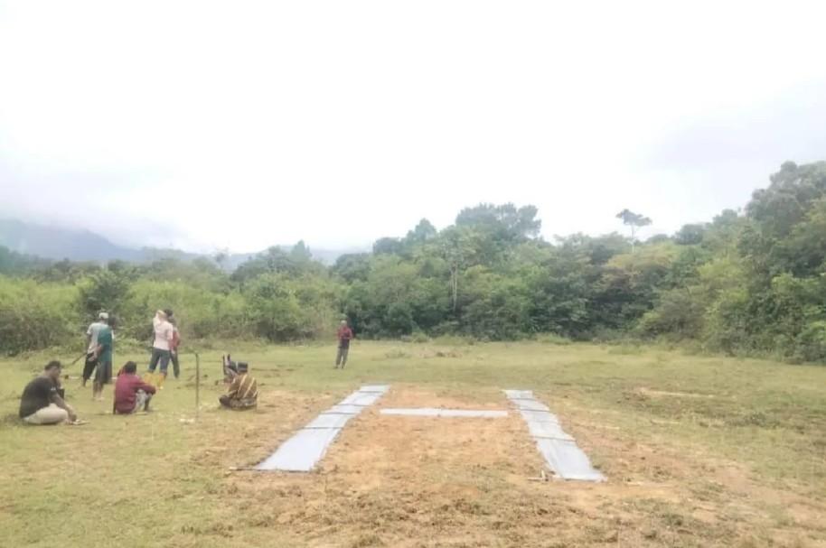 Warga Jamat Bangun Helipad Mandiri Demi Harapan Hidup Setelah Bencana Banjir dan Longsor