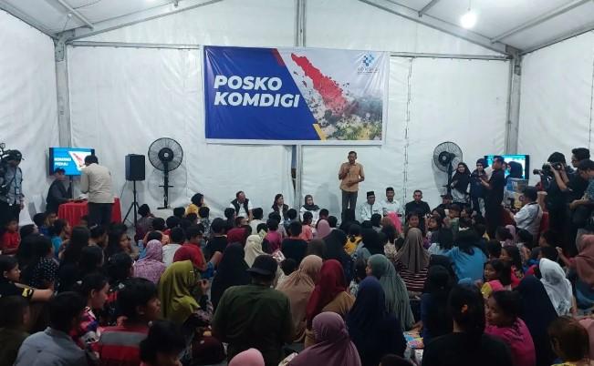 Komdigi Dirikan Posko Trauma Healing untuk Korban Banjir di Deli Serdang
