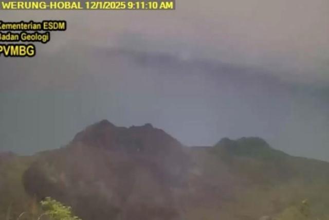 Status Gunung Ile Werung Naik Jadi Waspada, Aktivitas Kegempaan Meningkat Signifikan Sejak November