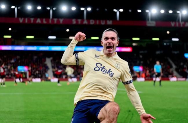 Everton Tundukkan Bournemouth 1-0 berkat Gol Tunggal Jack Grealish di Vitality Stadium