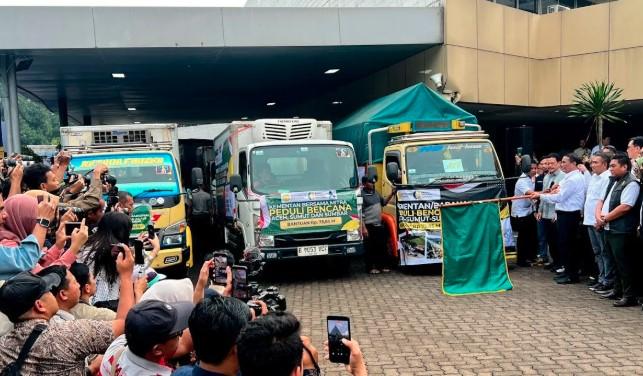 Kementerian Pertanian Kirim 207 Truk Logistik Senilai Rp34,8 Miliar untuk Korban Bencana di Sumatera