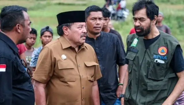 Gubernur Aceh Percepat Perbaikan Jembatan Putus Akibat Banjir Bandang di Nagan Raya