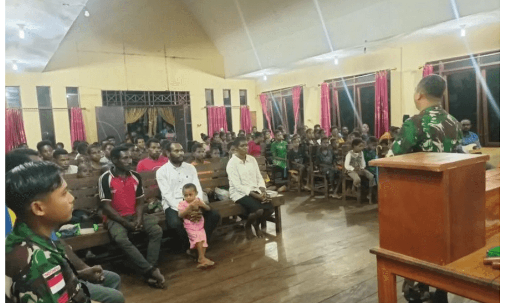 TNI dan Pemuda Gereja di Mamberamo Raya Rayakan Natal Bersama, Pererat Persaudaraan di Perbatasan Papua