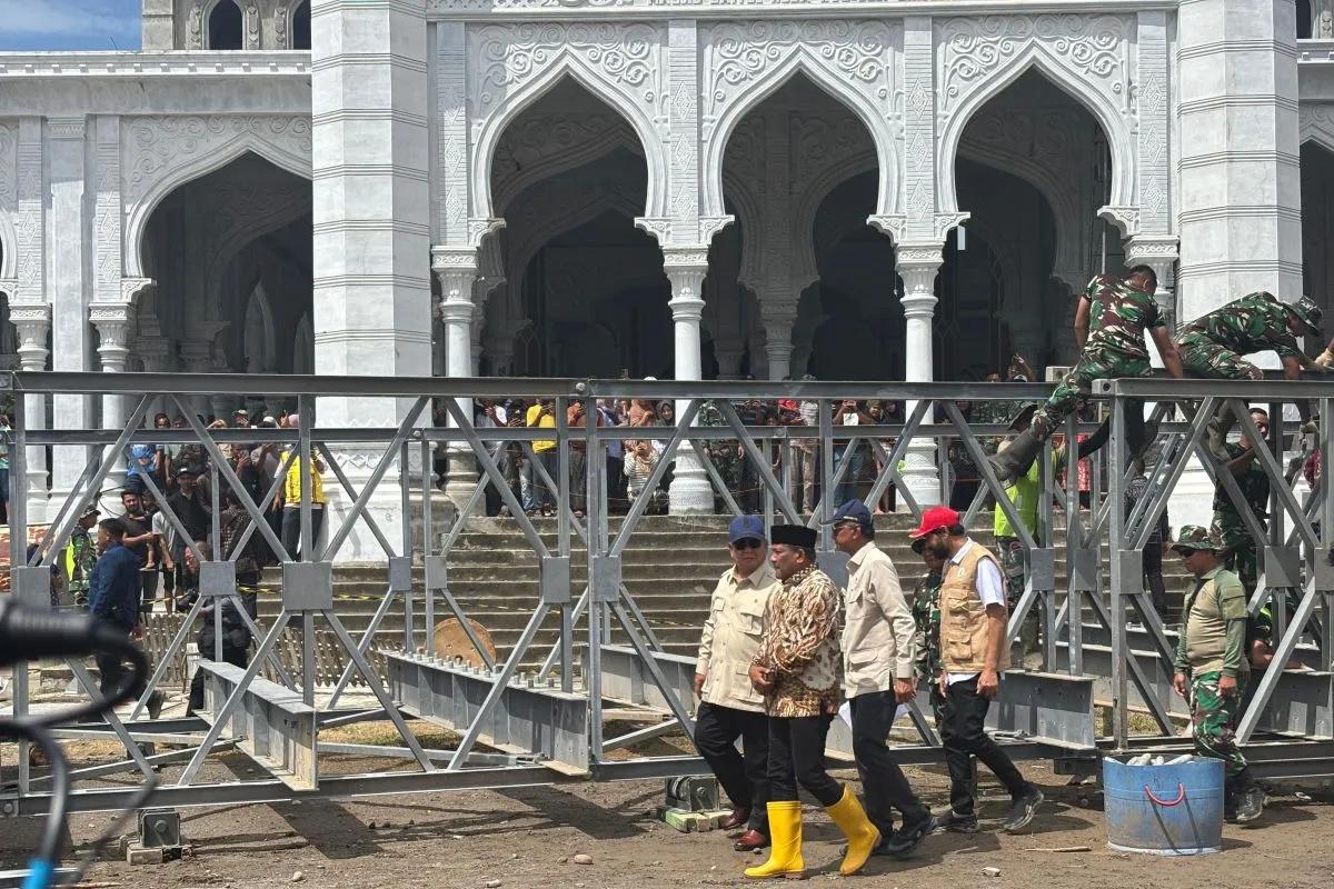 Presiden Prabowo Tunjuk KSAD Maruli Simanjuntak Pimpin Satgas Percepatan Perbaikan Jembatan di Aceh