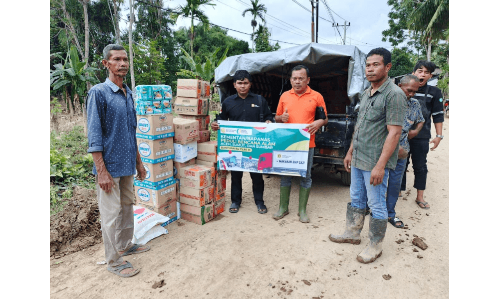 Bantuan Kementan Peduli Gelombang Pertama Tiba di Kota Langsa, Aceh