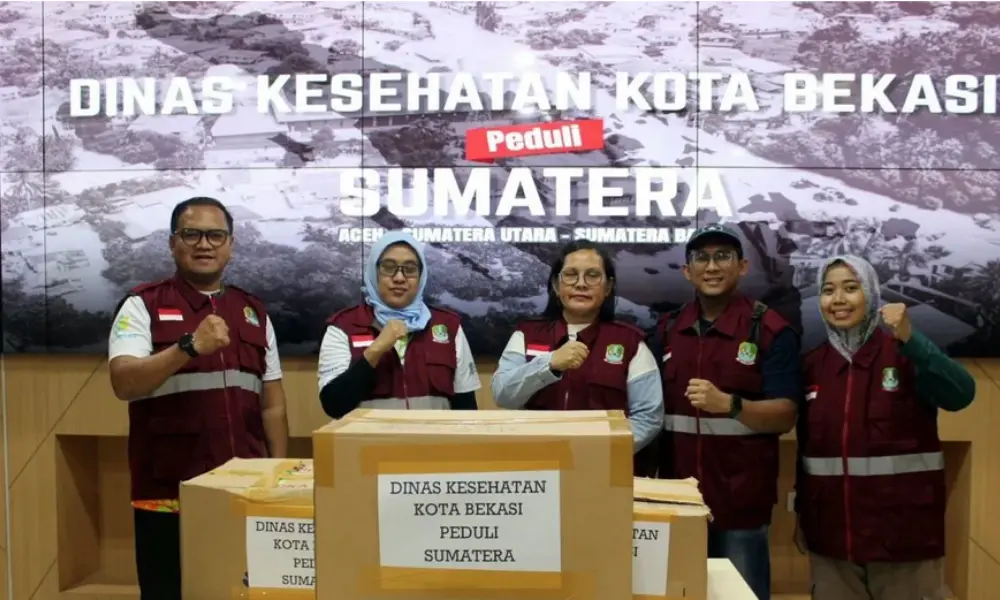 Pemkot Bekasi Kirim Bantuan dan Tenaga Kesehatan ke Wilayah Bencana Longsor dan Banjir di Sumatera