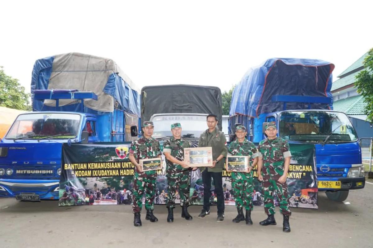 Kodam IX/Udayana Kirim Bantuan Kemanusiaan untuk Korban Bencana di Sumatera