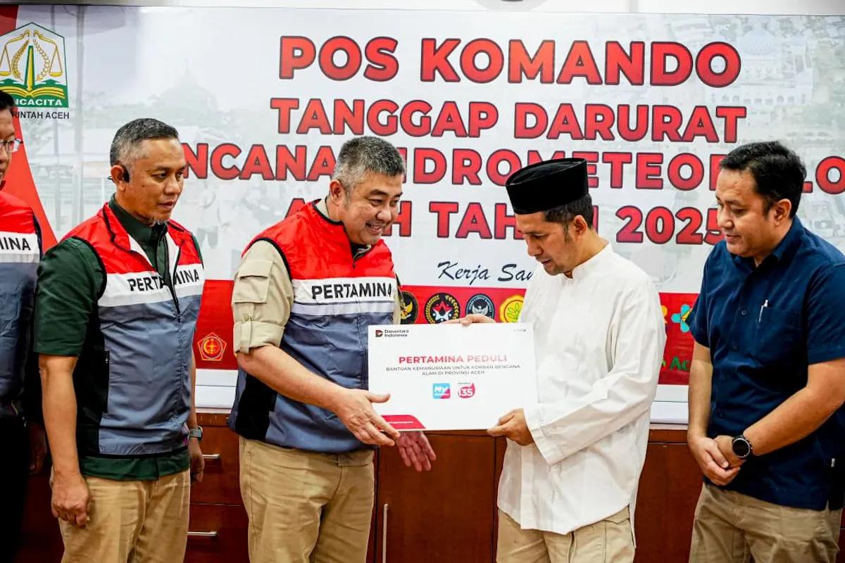 Pertamina Patra Niaga Salurkan Bantuan dan Perkuat Distribusi Energi untuk Bencana Banjir dan Longsor di Aceh