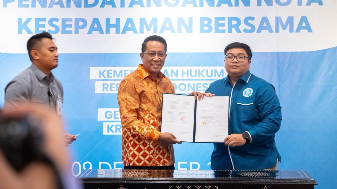 Kemenkum dan Gekrafs Satukan Langkah Perkuat Ekosistem Ekraf Berbasis Kekayaan Intelektual