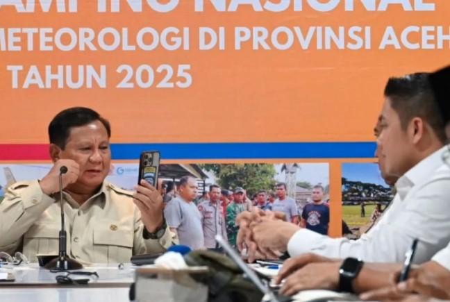 Presiden Prabowo Tekankan Kecepatan dan Konsistensi Penanganan Banjir serta Longsor di Sumatera dan Aceh