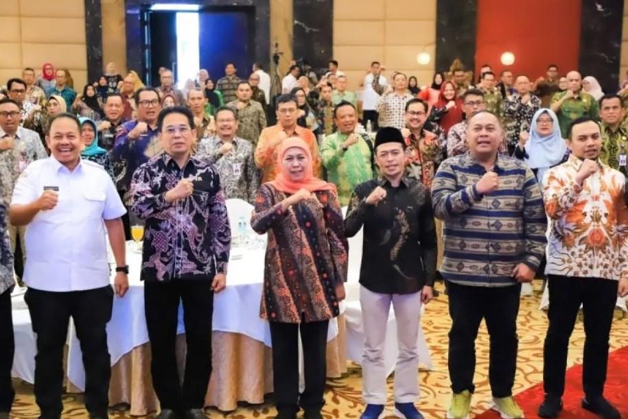 Gubernur Khofifah Tegaskan Komitmen Antikorupsi Berbasis Digital pada Peringatan Hakordia 2025