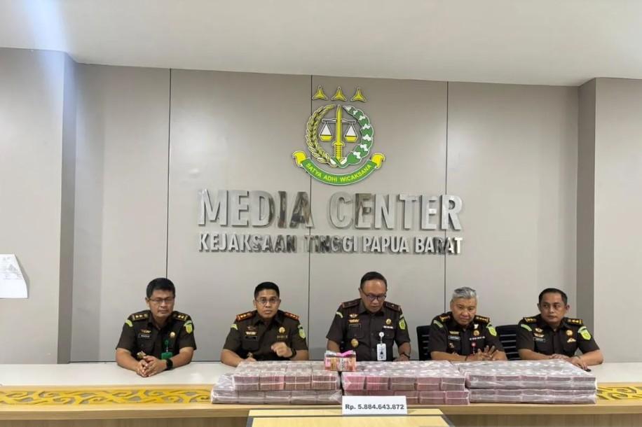 Kejaksaan Terima Rp5,8 Miliar dari Kasus Korupsi Jalan Mogoy-Merdey, Kerugian Negara Telah Dipulihkan 100 Persen