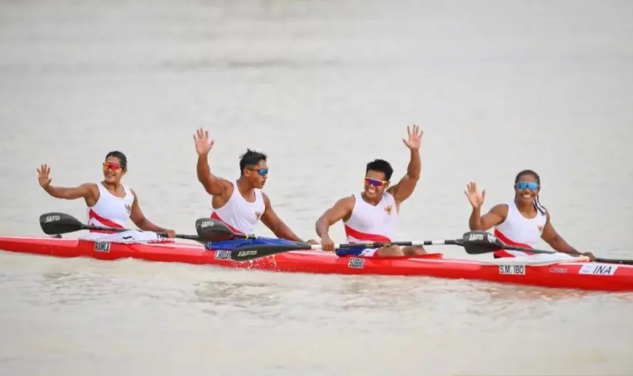 Emas Pertama Indonesia di SEA Games 2025 Diraih dari Kayak Nomor 500 Meter Campuran