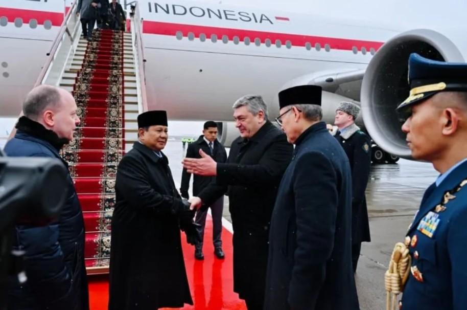 Presiden Prabowo Tiba di Moskow, Dijadwalkan Bertemu Vladimir Putin Bahas Kemitraan Strategis