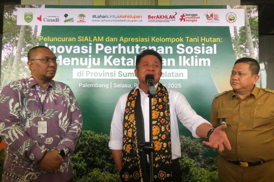 Pemprov Sumsel Luncurkan Aplikasi SiALAM untuk Percepat Akses Perhutanan Sosial dan Jaga Alam