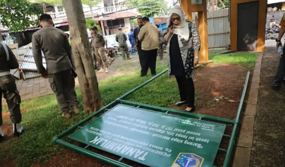 Pemkot Jakarta Selatan Tertibkan Taman Gantara demi Lindungi Aset dan Wujudkan Ruang Terbuka Hijau