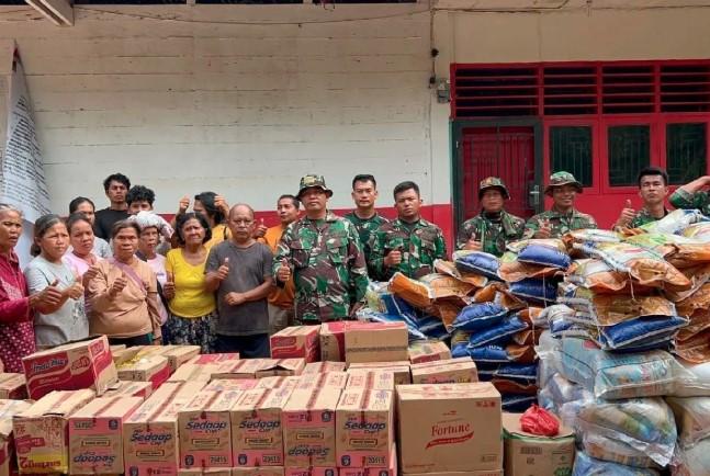 Kodam I/Bukit Barisan Kirim Bantuan Logistik ke Tiga Lokasi Terdampak Bencana di Tapanuli Tengah