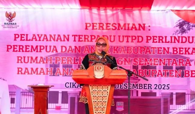 Menteri PPPA Resmikan UPTD PPA di Bekasi, Dorong Warga Berani Laporkan Kekerasan