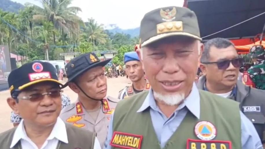 Gubernur Sumbar Instruksikan Percepatan Pembangunan Huntara, Baru Empat Daerah Siap Lahan