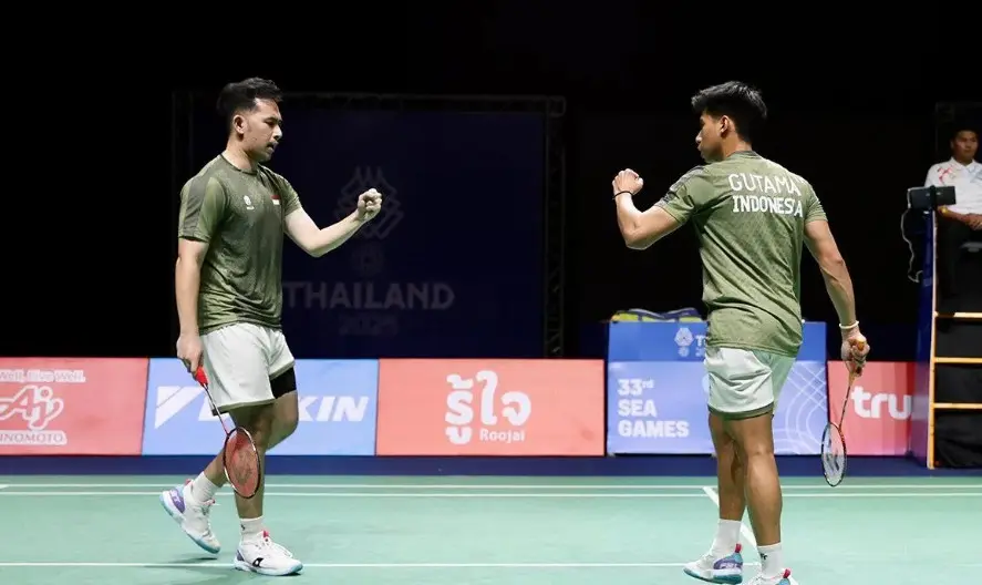 Ganda Putra Sabar/Reza Lolos ke Final SEA Games 2025, Targetkan Emas untuk Indonesia