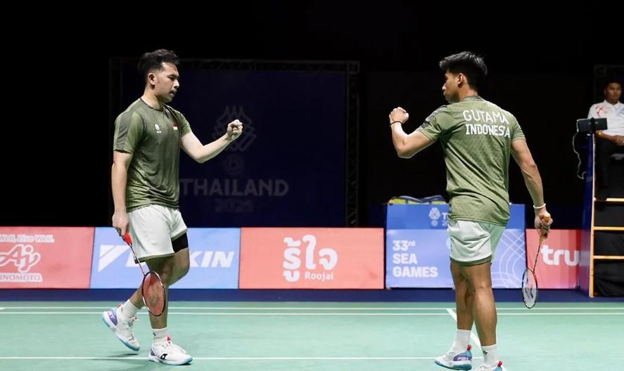 Ganda Putra Sabar/Reza Lolos ke Final SEA Games 2025, Targetkan Emas untuk Indonesia