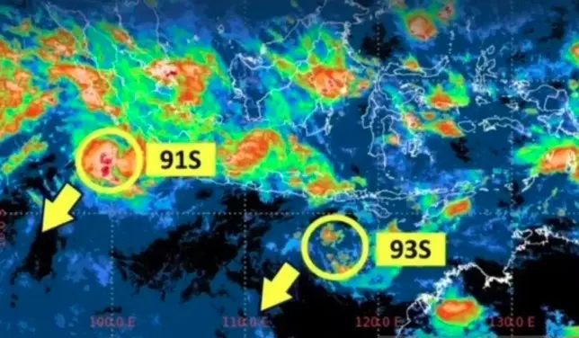 BNPB Imbau Waspada Cuaca Ekstrem, Dua Bibit Siklon Tropis Terpantau di Samudra Hindia