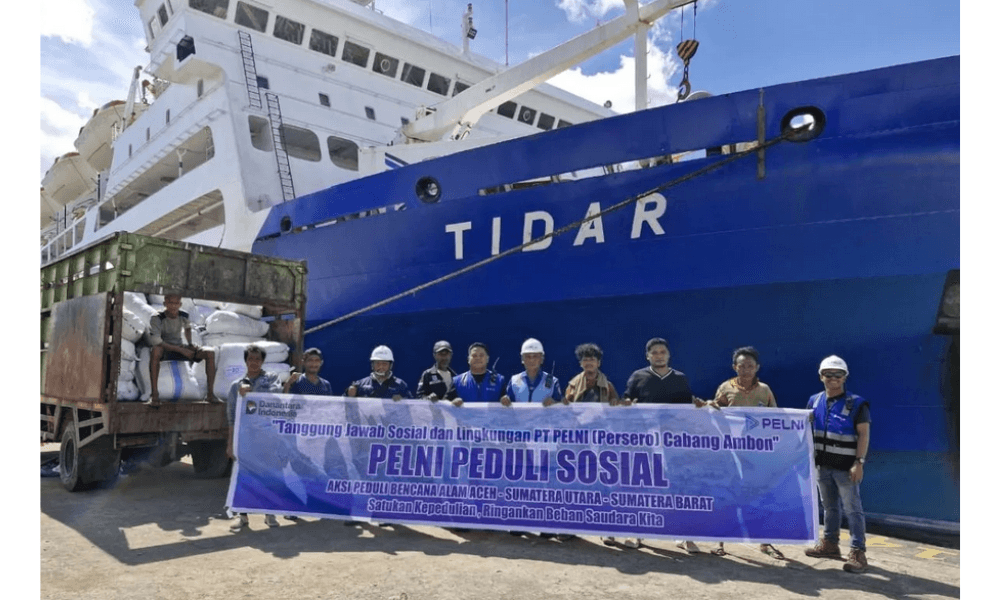 Pelni Ambon Kirim 142 Koli Bantuan Kemanusiaan ke Sumatera Gunakan Layanan Pengiriman Gratis
