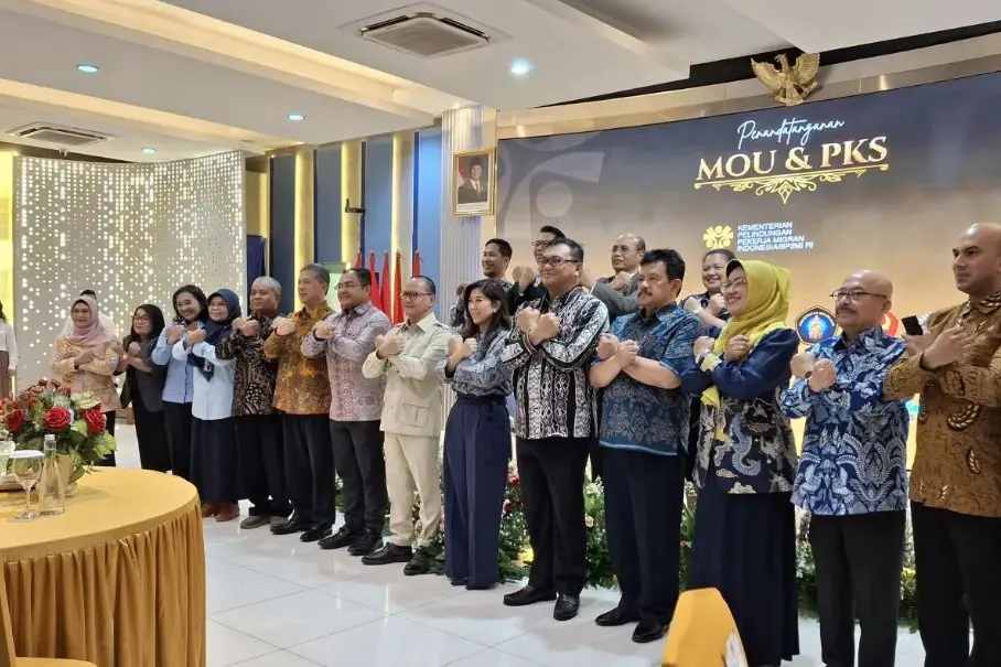 KP2MI Teken MoU dengan 14 Mitra Strategis untuk Perkuat Pelindungan Pekerja Migran Indonesia