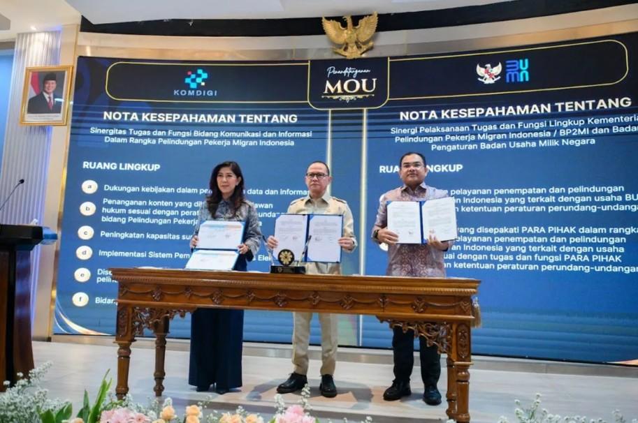 Kemkomdigi dan KP2MI Perkuat Kerja Sama Cegah Penipuan Daring Calon PMI