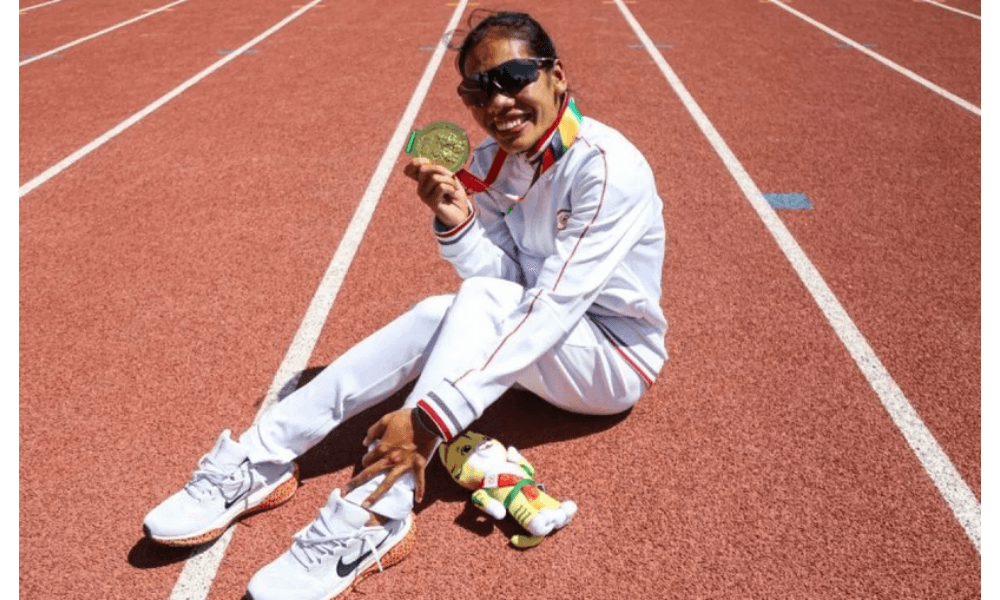 Odekta Elvina Naibaho Cetak Hattrick Emas Maraton SEA Games, Lengkap dengan Dominasi Ganda Indonesia