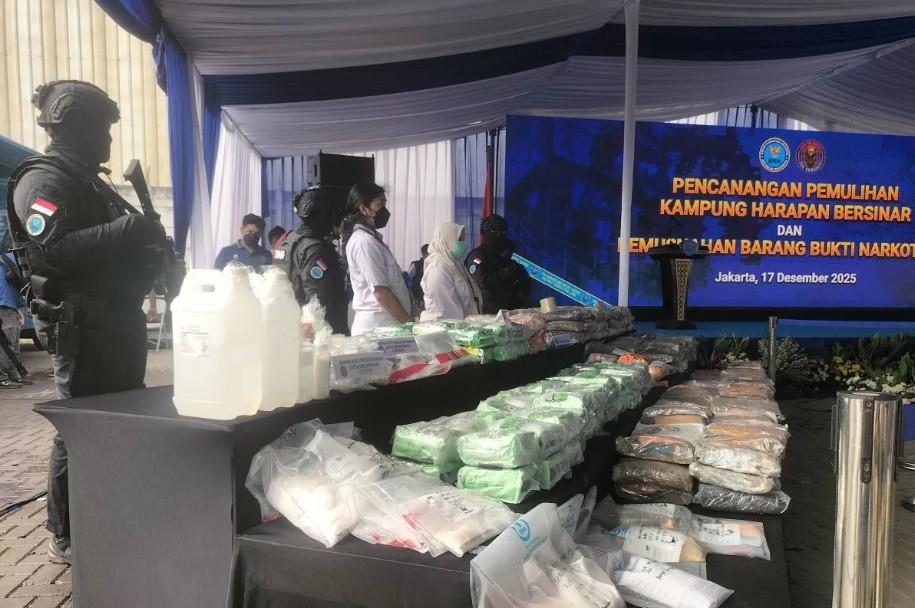 BNN Musnahkan Lebih dari 113 Kg Sabu dan Ribuan Ekstasi, Ungkap 10 Kasus di Tiga Wilayah
