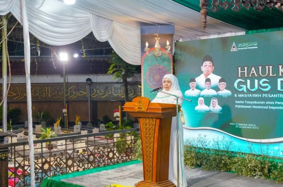 Gubernur Khofifah Ajak Masyarakat Teladani Gus Dur: Bapak Kemanusiaan yang Hidup di Hati Semua Orang