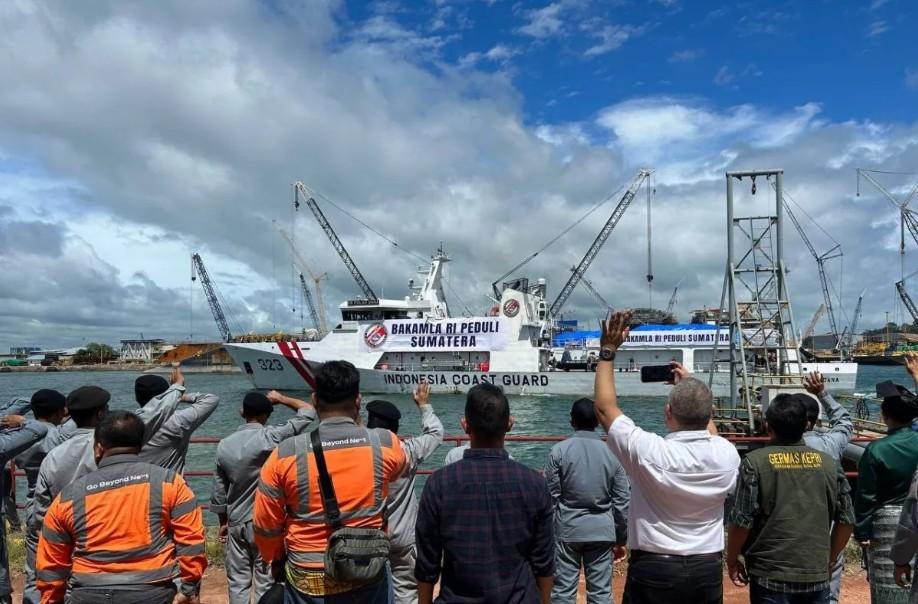 Bakamla RI Kirim Bantuan 92,2 Ton ke Aceh, Tegaskan Komitmen Negara Hadir dalam Penanganan Bencana