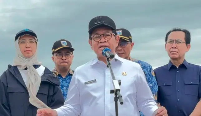Pramono Anung Pastikan Tanggul NCICD Ancol Barat Hampir Rampung dan Ditargetkan Tuntas 2029