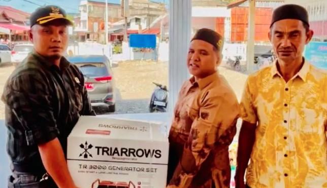Pemkab Nagan Raya Salurkan 50 Genset untuk Lokasi Terdampak Banjir Bandang di Empat Kecamatan