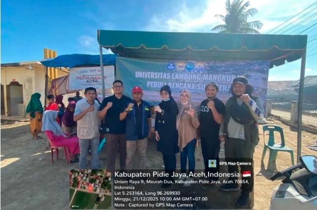Universitas Lambung Mangkurat Kirim Tim Kemanusiaan Terintegrasi ke Pidie Jaya Aceh