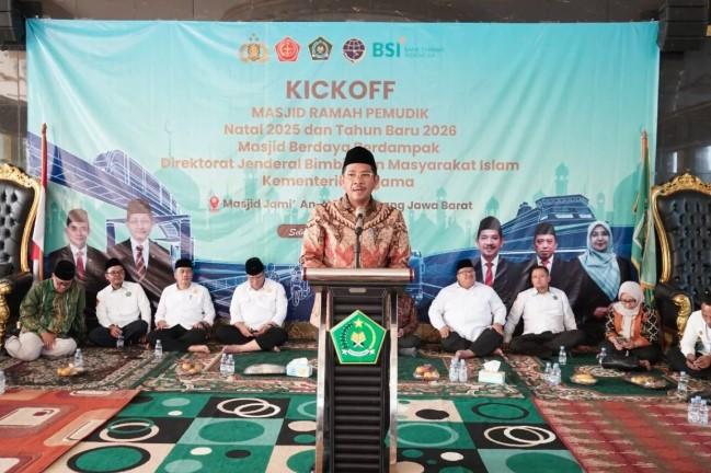 Kemenag Siapkan 6.919 Masjid Ramah Pemudik untuk Layani Musafir Selama Nataru 2025–2026