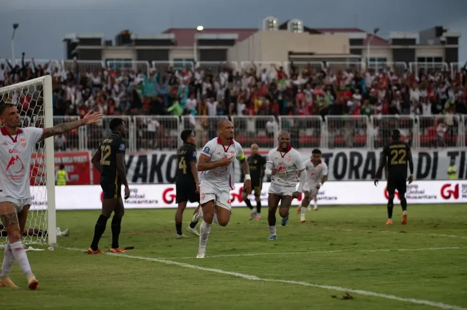 Malut United Menang Dramatis atas Borneo FC, Gustavo Franca Cetak Gol Penentu di Menit Akhir