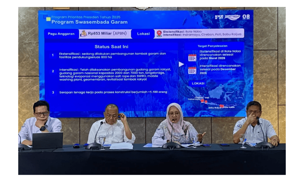 Kementerian Kelautan dan Perikanan Susun SNI Produksi Garam Evaporasi Terbuka untuk Dorong Serapan Industri pada 2025