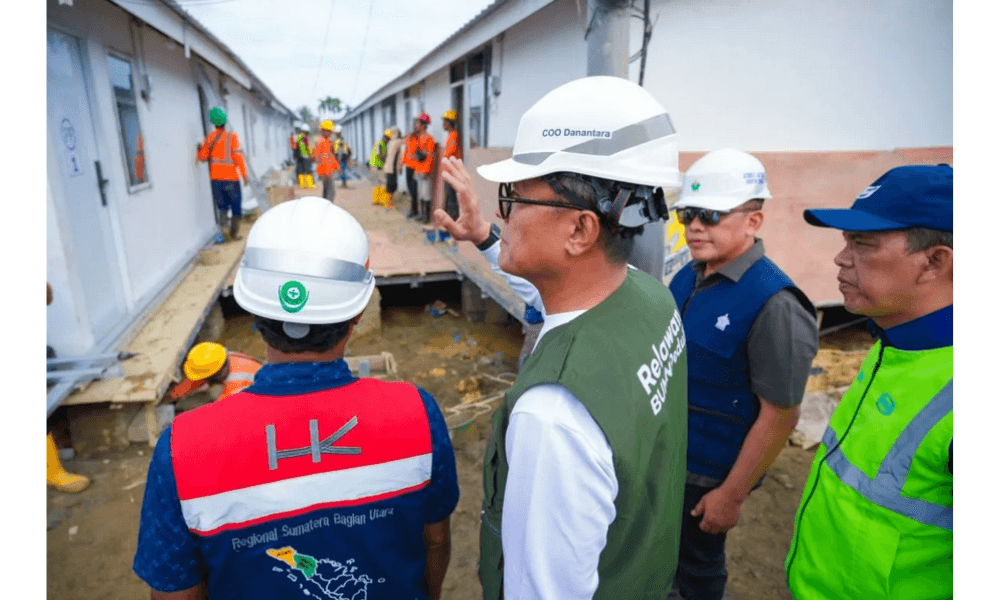 COO Danantara: Ratusan Huntara untuk Korban Banjir Aceh Telah Berdiri, Target 15.000 Unit di Sumatra
