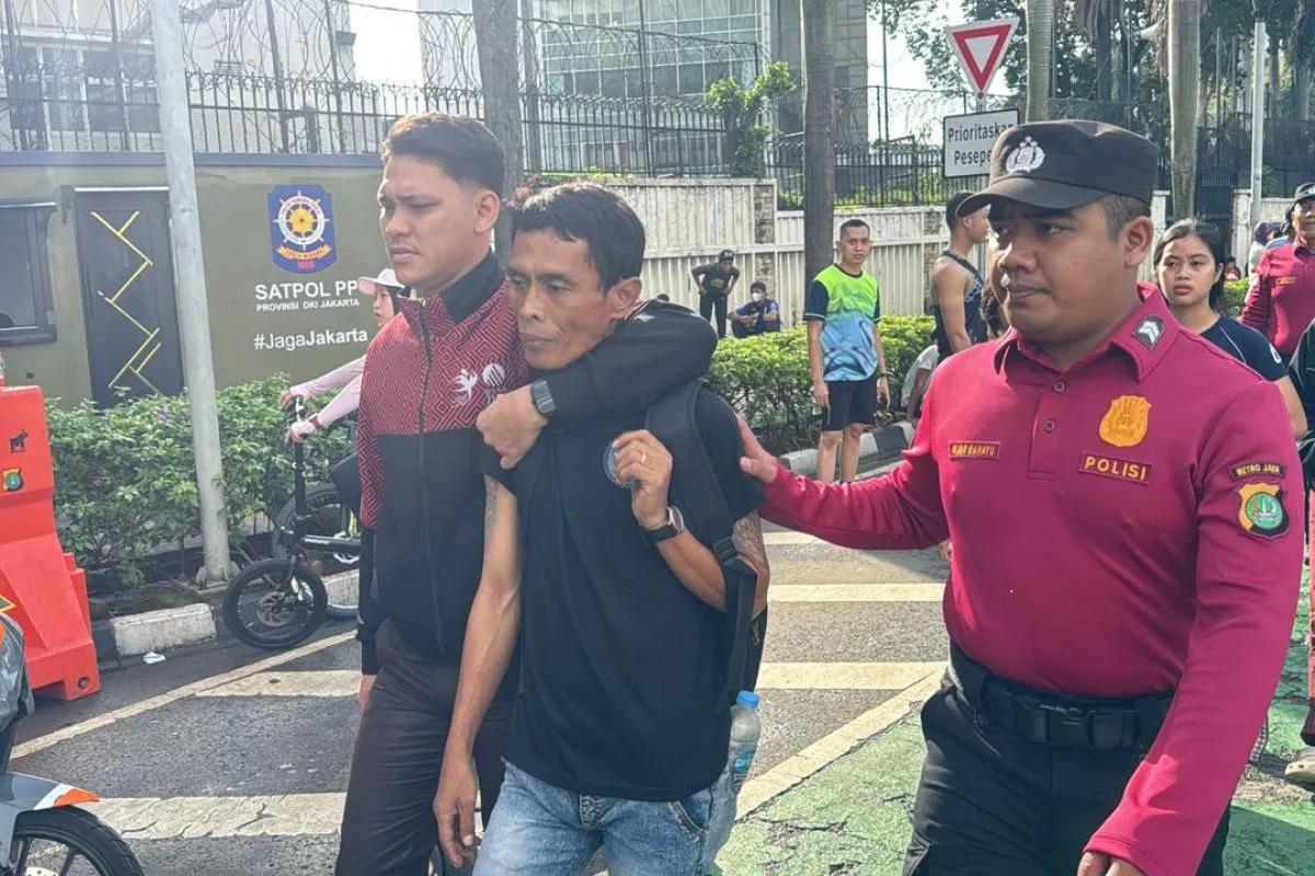 Dua Pencopet Ditangkap Saat Car Free Day di Bundaran HI, Polisi Bertindak Cepat Amankan Pelaku