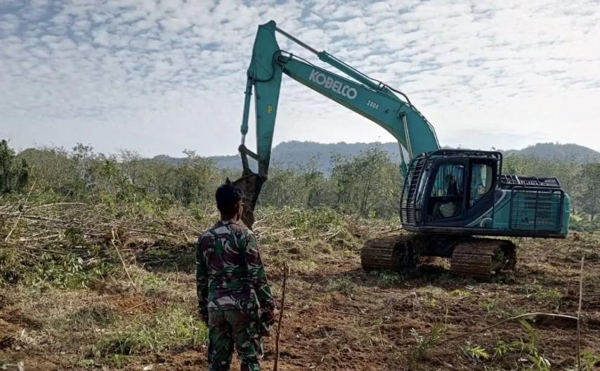 TNI AL Bangun Huntara untuk Pengungsi di Tapanuli Selatan, Presiden Prabowo Instruksikan Percepatan Pembangunan