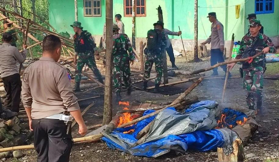 Razia Senjata Tajam Digelar, Aparat TNI-Polri Bongkar Titik Kumpul Kelompok Bertikai di Kwamki Narama