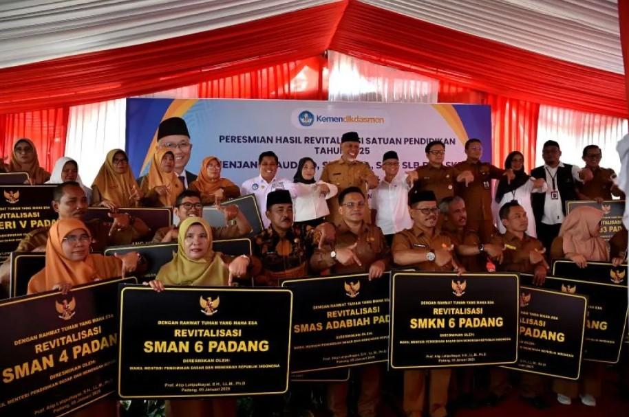 Revitalisasi 25 Sekolah Diresmikan, Wamendikdasmen Tegaskan Komitmen Pemerintah Tingkatkan Kualitas Pendidikan di Sum-Bar