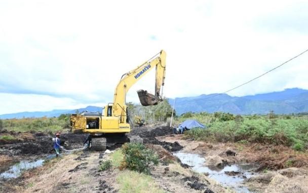 Pemprov Papua Pegunungan Percepat Proyek Strategis Nasional Lahan Sawah untuk Tingkatkan Kesejahteraan Warga